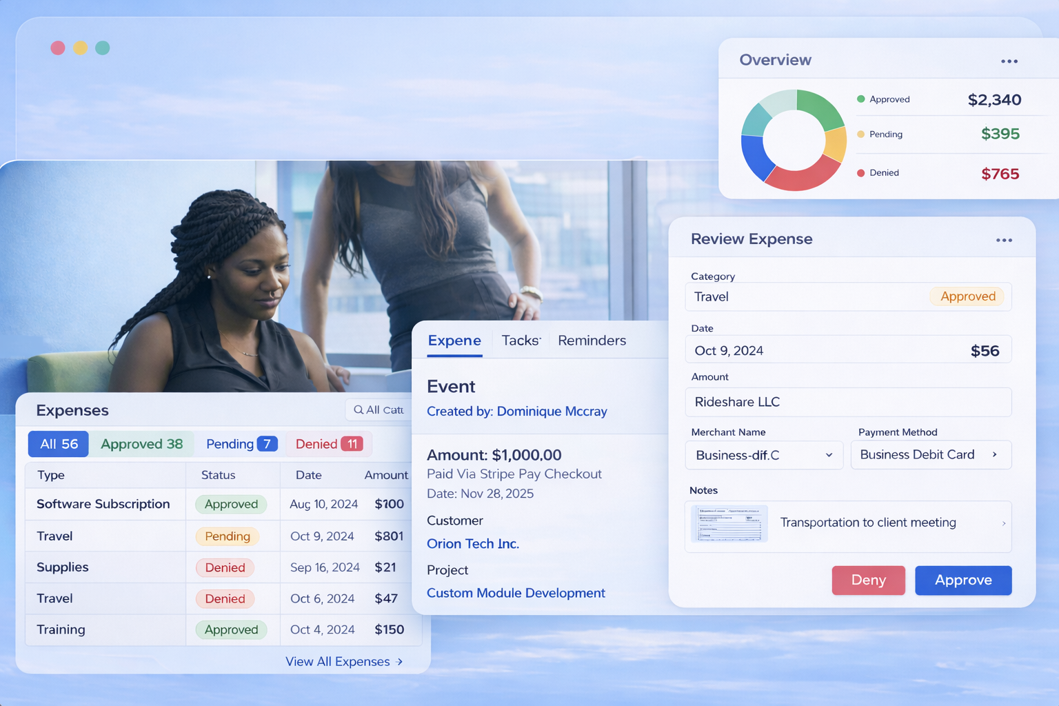 Expenses visual